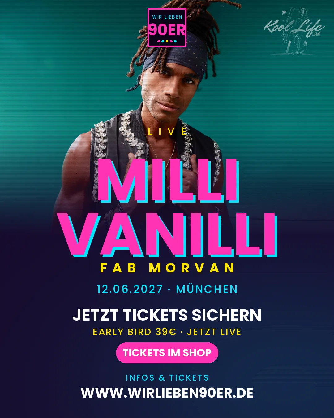Presse-Poster: Milli Vanilli feat. Fab Morvan